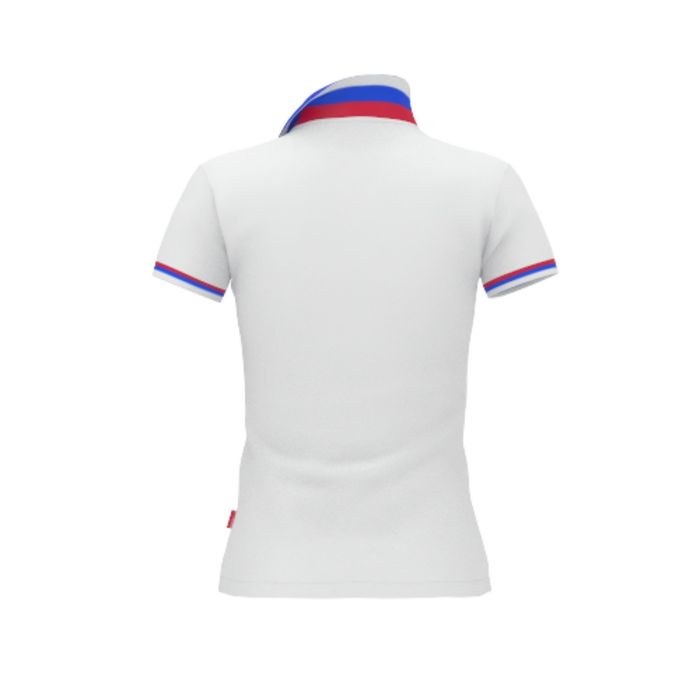 Рубашка-поло женская PiterBest, размер 48, цвет белый 200 г/м