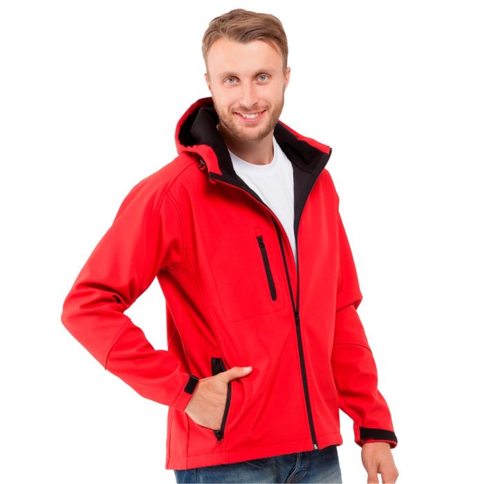 Куртка мужская StanThermoShell, размер 46, цвет красный 340 г/м