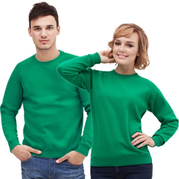 Толстовка муж/жен StanSweatshirt, размер 40, цвет зелёный 280 г/м