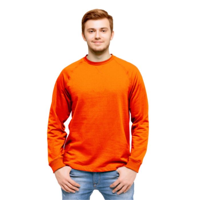 Толстовка мужская StanWork, размер 50, цвет оранжевый 220 г/м