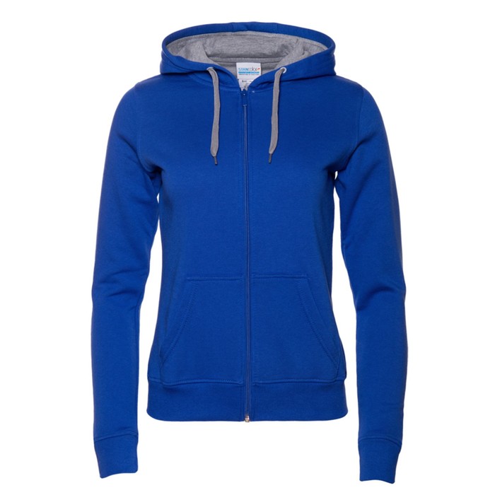 Толстовка женская StanStyle, размер 42, цвет синий-серый меланж 280 г/м