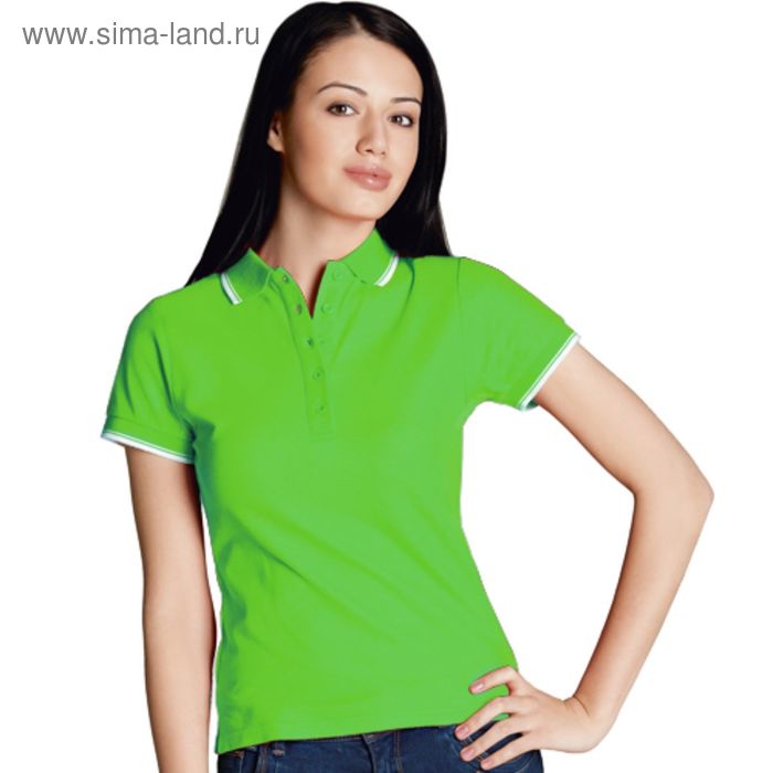 Рубашка женская, размер 46, цвет ярко-зелёный