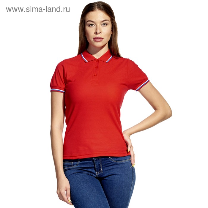 Рубашка женская, размер 52, цвет красный