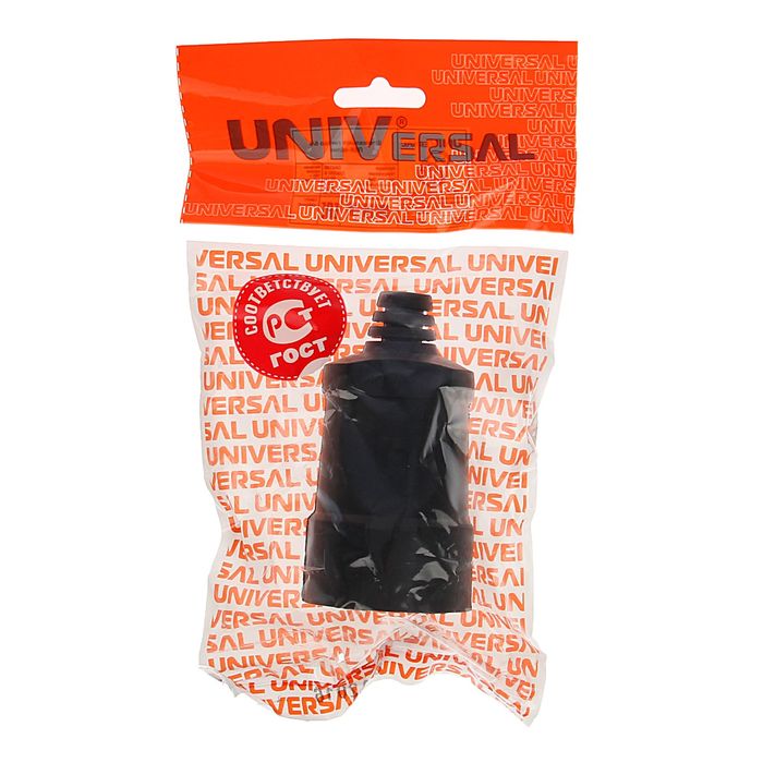 Штепсельное гнездо UNIVersal ОА0150, без з/к, 10А, ПВХ-облив, цвет черный