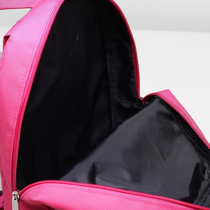Рюкзак молодёжный, 1 отдел, наружный карман, цвет розовый/баклажан