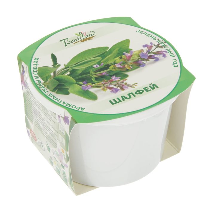 Набор для выращивания "Зелень круглый год" Шалфей