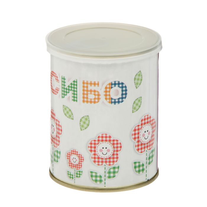 Растущая травка в банке "СПАСИБО!" (смесь семян цветов)