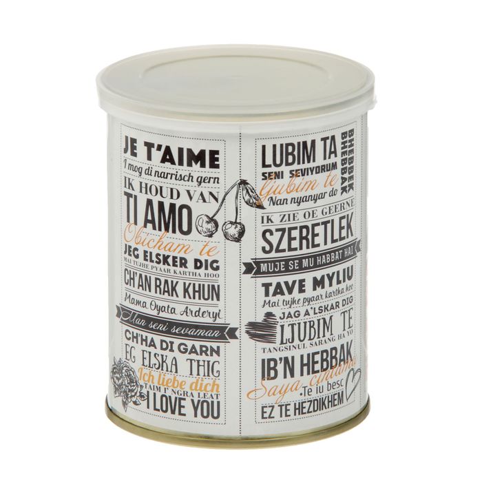 Растущая травка в банке "Я тебя люблю!" (ан.глазки, набор для выращивания)