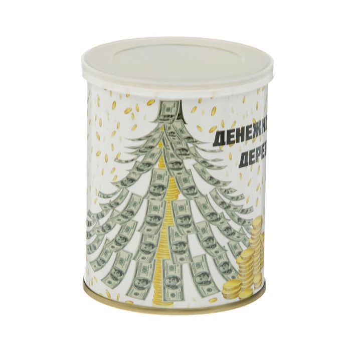 Растущая травка в банке "Денежное дерево" (сосна, набор для выращивания)