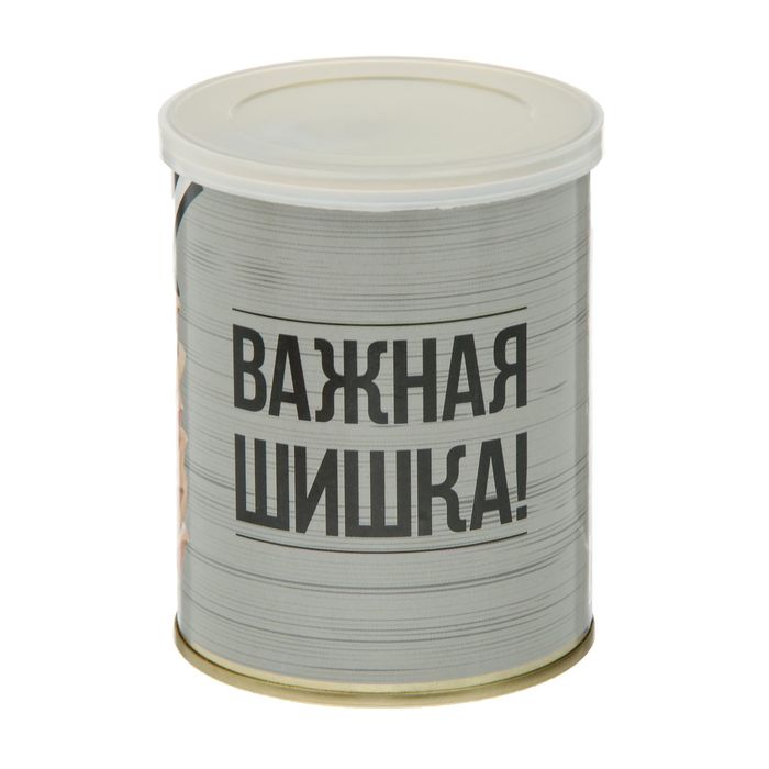 Растущая травка в банке "Важная шишка" (кедр, набор для выращивания)