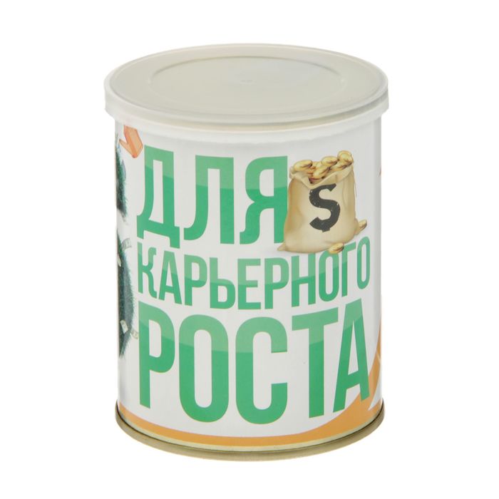 Растущая травка в банке "Для карьерного роста" (газонная трава, набор для выращивания)