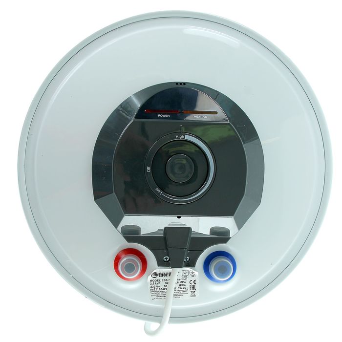 Водонагреватель THERMEX ESS 50 V Thermo, накопительный, БИОСТЕКЛОФАРФОР, 50 л, 2500 Вт