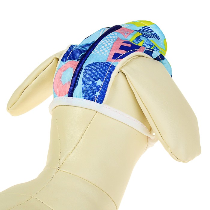 Кепочка демисезонная с тёплым подкладом L (ОШ 28см, ОМ 32см, высота 12см)