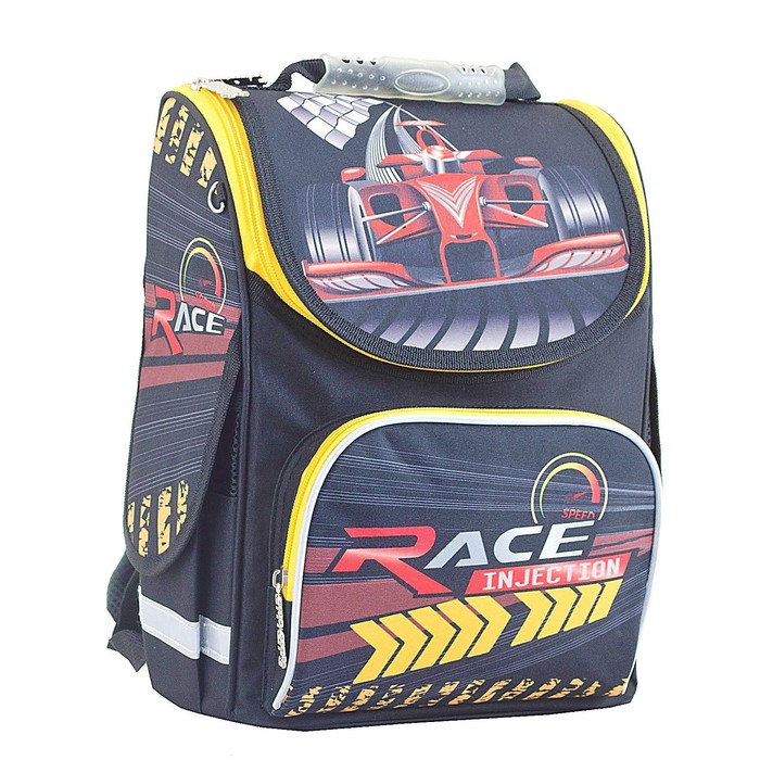 Ранец Стандарт Smart PG-11 34*26*14 мал Red race, черный 553430