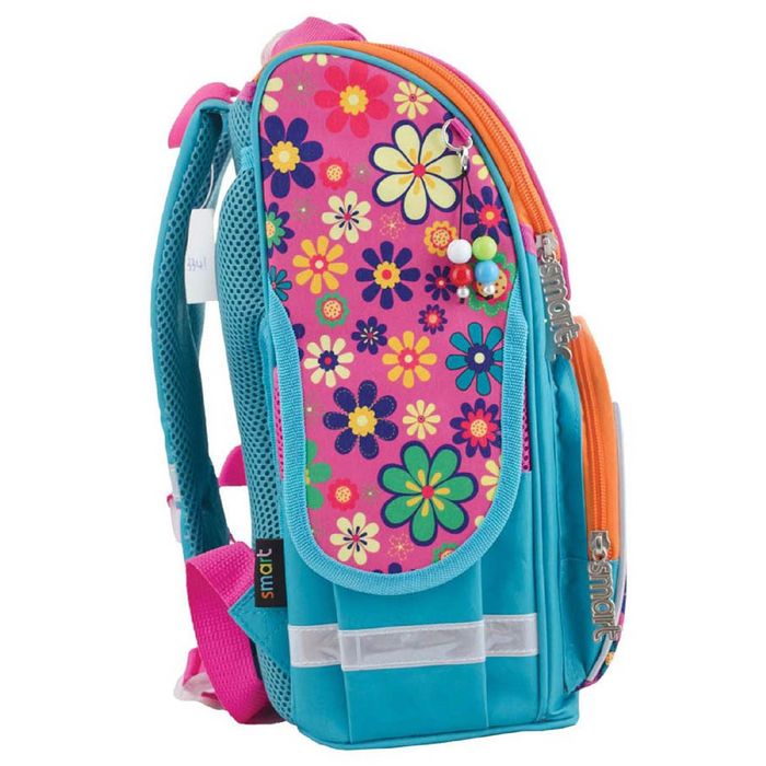 Ранец Стандарт Smart PG-11 34*26*14 дев Butterfly, розовый/голубой 553341
