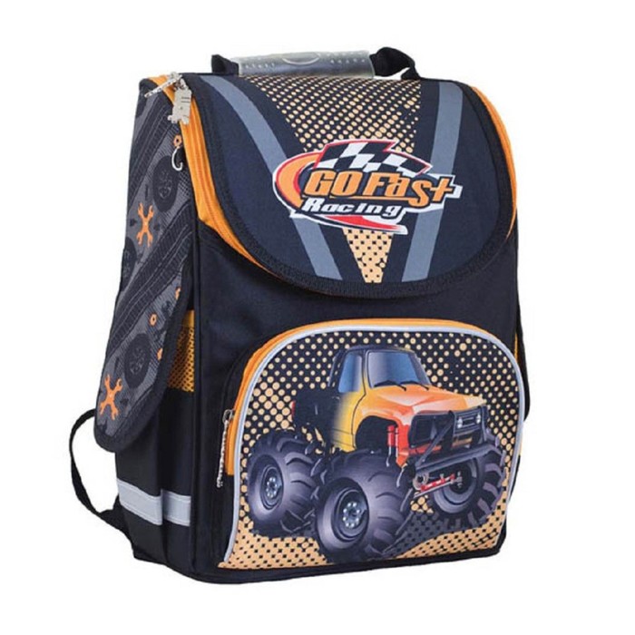 Ранец Стандарт Smart PG-11 34*26*14 мал Go fast, черный 553434