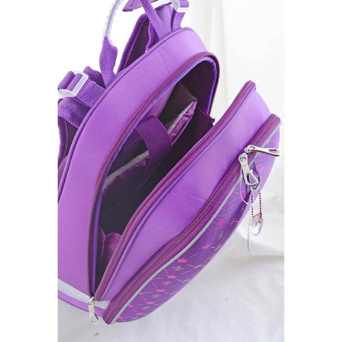 Рюкзак каркасный YES H-12 38*29*15 для девочки Pattern, сиреневый 553407