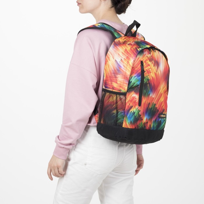 Рюкзак подр Колор 31*13,5*43,5 отдел на молнии нар карман 2 бок сетки красный