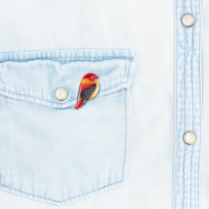 Открытка со значком с заливкой "Любви и гармонии"