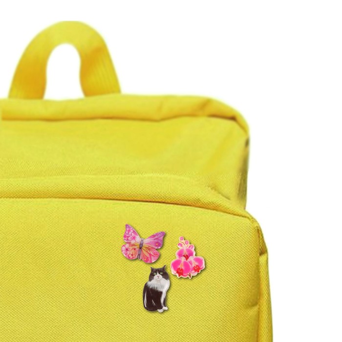 Открытка со значком с заливкой "Гармонии и тепла"