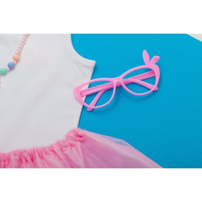 Набор детский "Выбражулька" 5 предметов: 2 резинки, кольцо, бусы, очки, бантики, подвеска МИКС, ассорти