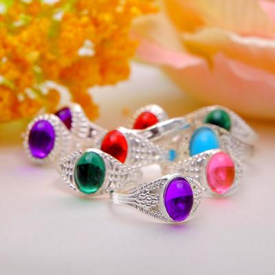 Кольцо детское "Выбражулька" овал, цвет МИКС, размер МИКС