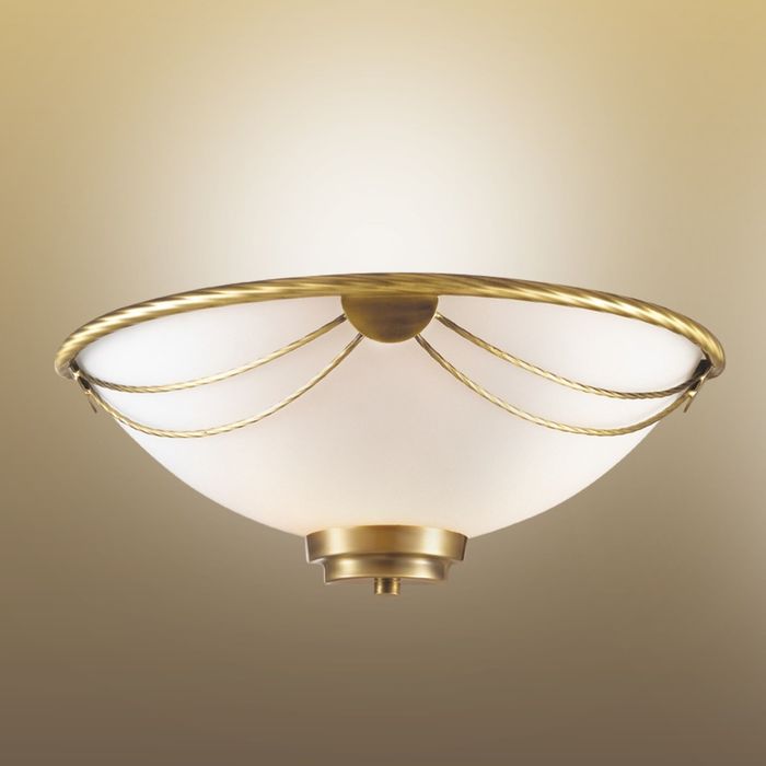 Светильник SALVA 1 лампа E27 60W 220V бронза/белый 30х15 см