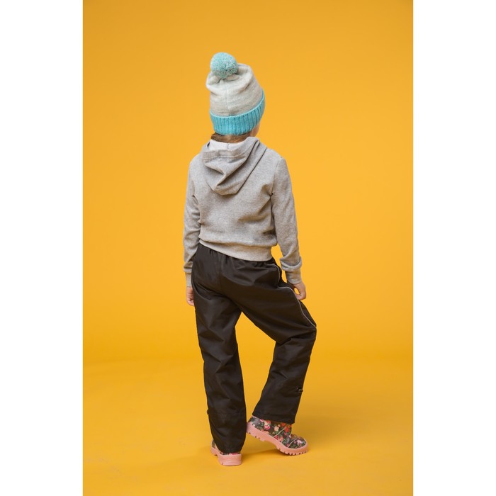 Брюки для девочки, рост 134 см, цвет чёрный 10-333