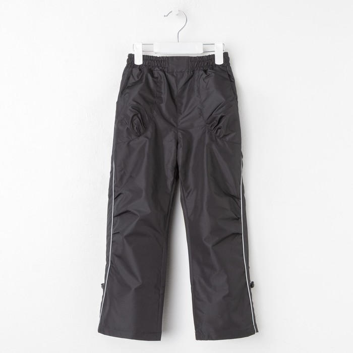 Брюки для девочки, рост 134 см, цвет чёрный 10-333