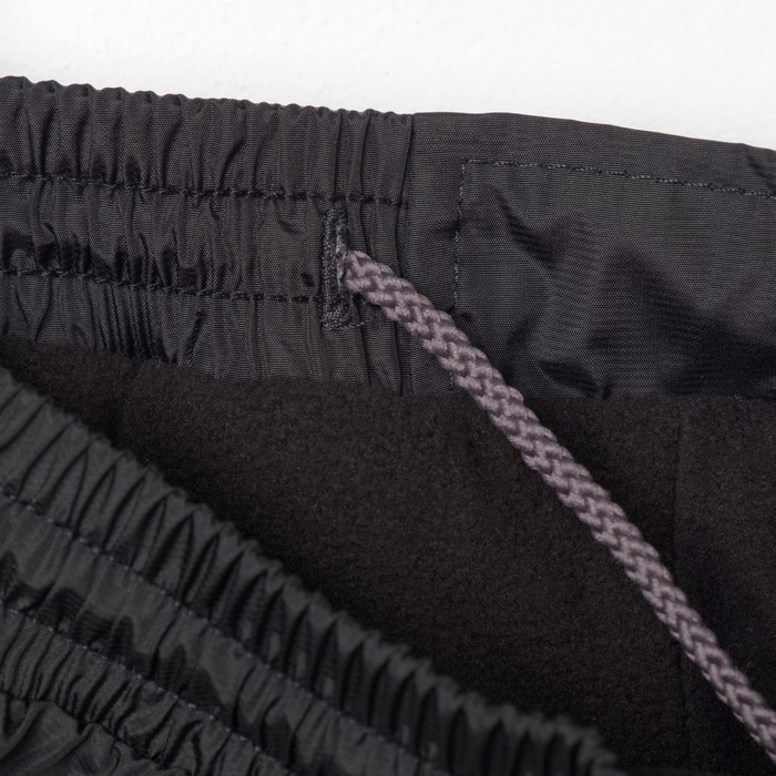 Брюки для мальчика, рост 110 см, цвет чёрный 10-253