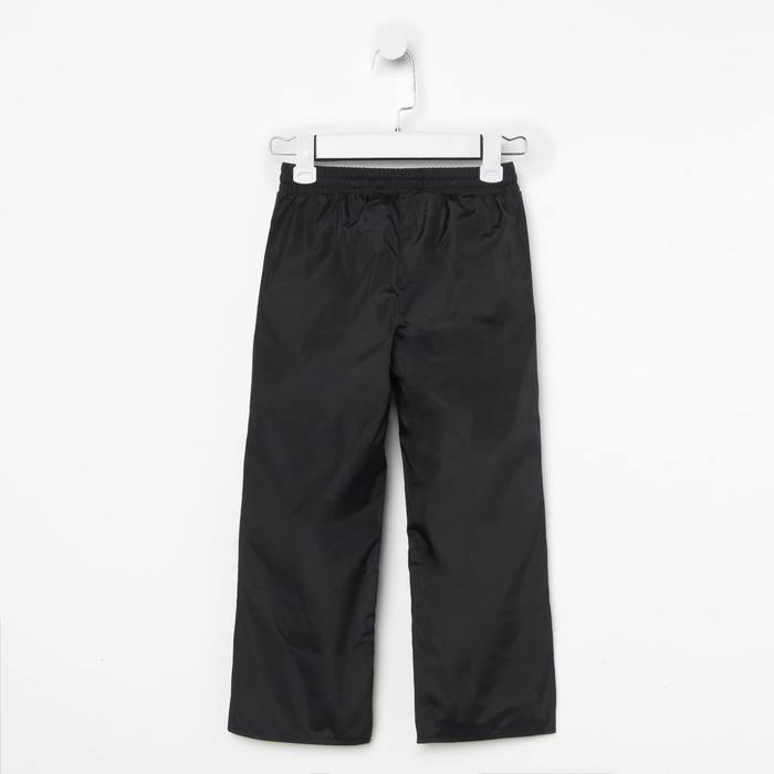 Брюки для мальчика, рост 116 см, цвет чёрный 10-253