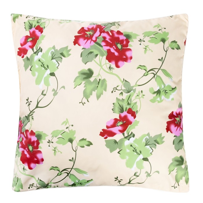 Подушка Созвездие лотос 70х70 см МИКС, иск лебяжий пух, тик 150г/м, хл100%