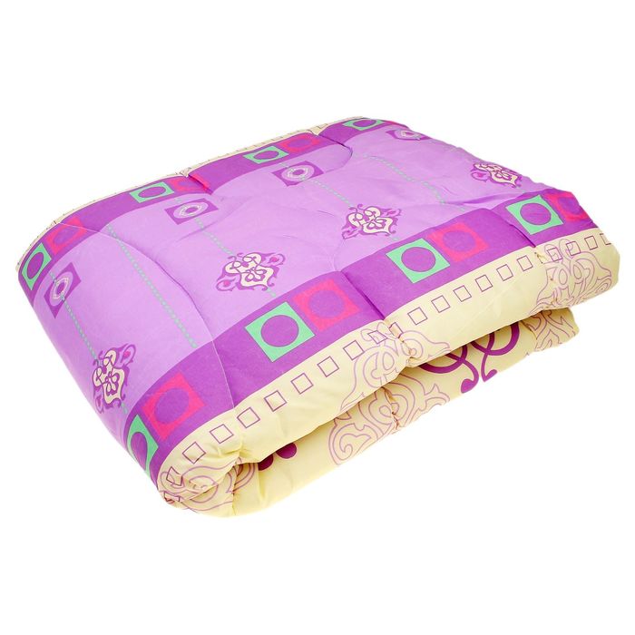 Одеяло евро 200х220 МИКС холлофайбер 200г/м, пэ 65г/м