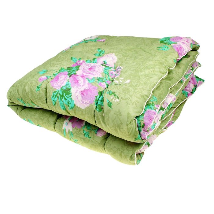Одеяло евро 200х220 МИКС холлофайбер 200г/м, пэ 65г/м