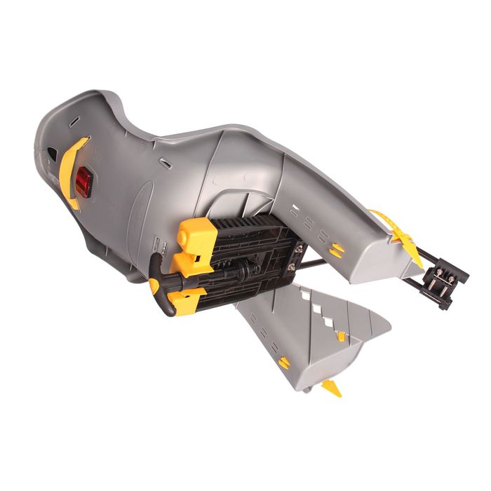 Велокресло заднее BQ-7-4 с регулировкой наклона, крепление на раму, цвет серый