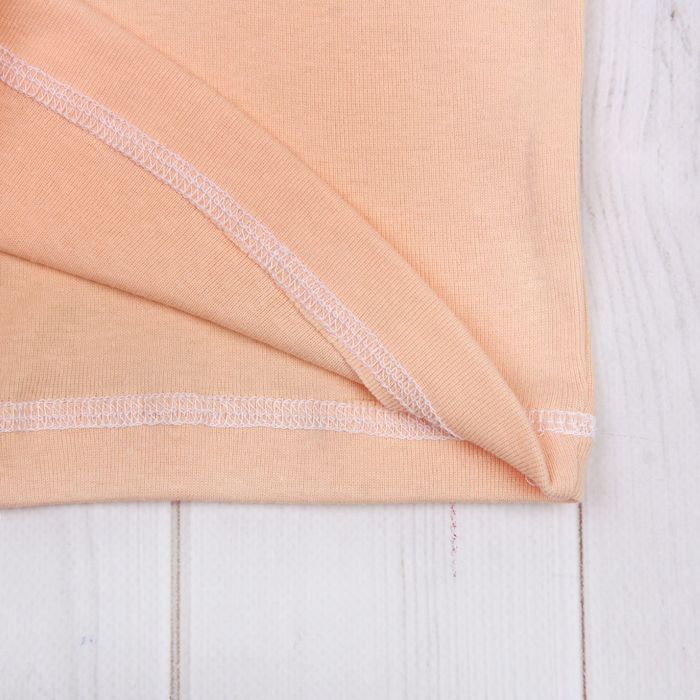 Комплект для девочки (майка+трусы), рост 86-92 см , цвет персиковый 1082-52_М