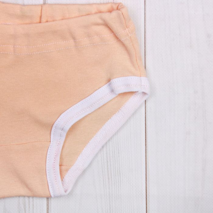 Комплект для девочки (майка+трусы), рост 86-92 см , цвет персиковый 1082-52_М