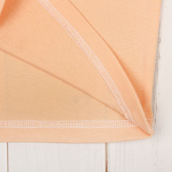 Комплект для девочки (майка+трусы), рост 116-122 см, цвет персиковый 1082-64