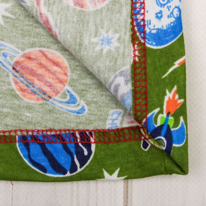 Пижама для мальчика, рост 86-92 см, цвет красный, принт микс 1310-52 _М