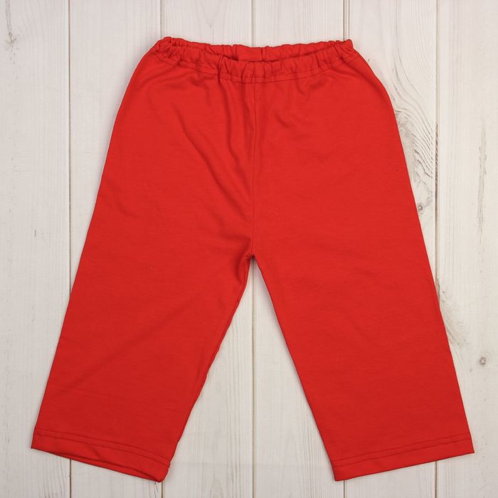 Пижама для мальчика (футболка+брюки), рост 68-74 см, цвет красный, принт микс 1311-48 _М