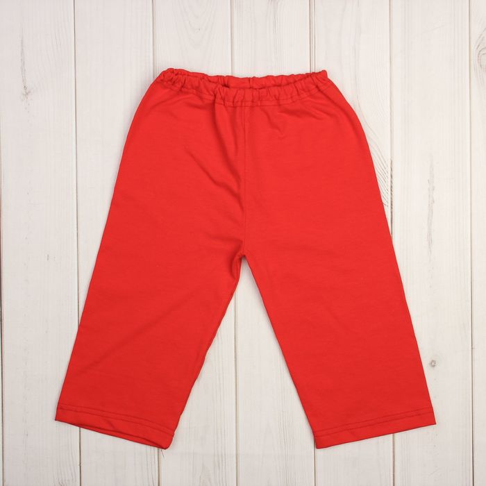 Пижама для мальчика (футболка+брюки), рост 86-92 см, цвет красный, принт микс 1311-52 _М