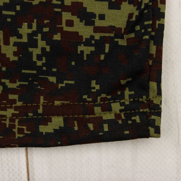 Майка для мальчика, рост 92-98 см, цвет зелёный, принт камуфляж 1256-56 _М