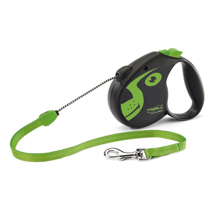 Рулетка Triol Flexi Colour Dog трос, S, 5м до 12кг