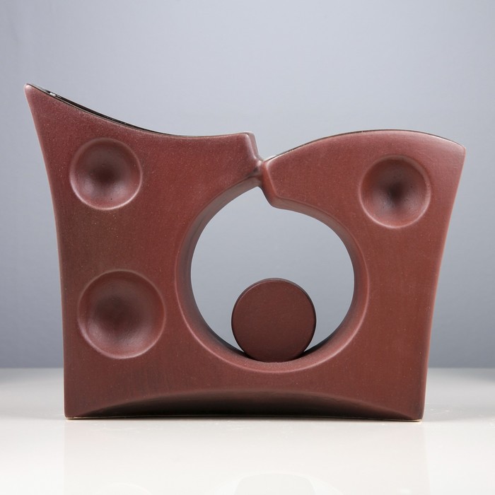 Ваза "Хайтэк" темный микс