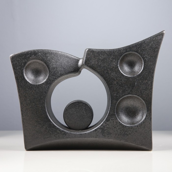 Ваза "Хайтэк" темный микс