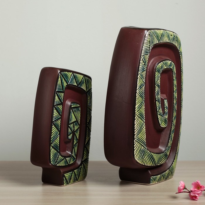 Набор ваз "Олимпия" 2 шт микс