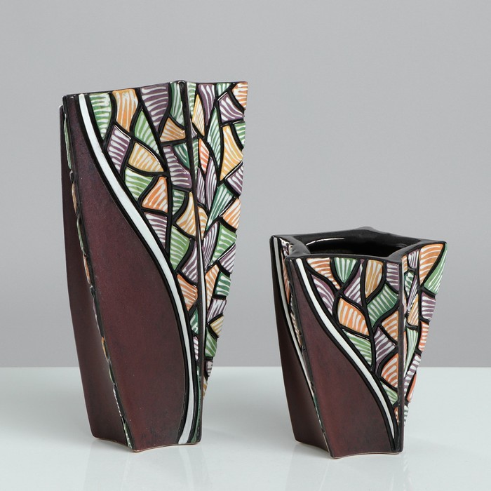 Набор ваз "Волна", 2 шт., микс