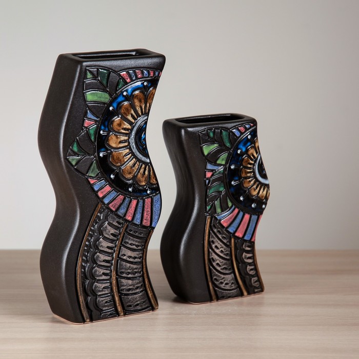 Набор ваз "Волна", 2 шт., микс