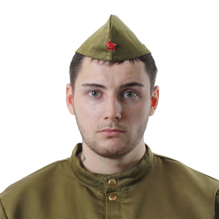 Пилотка "Нашу победу никому не отдадим!", р-р 54-57 см