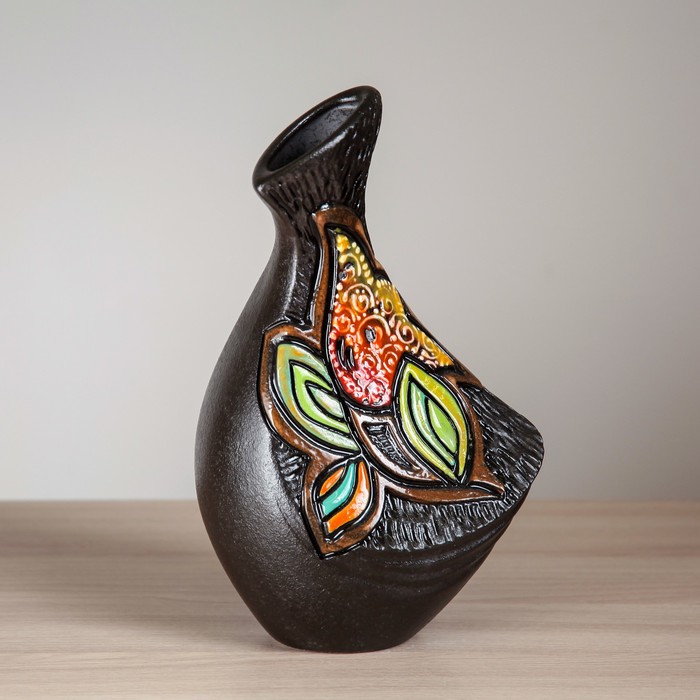 Ваза "Вильямс"  темный  микс